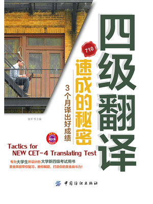 cover image of 四级翻译速成的秘密 : 3个月译出好成绩